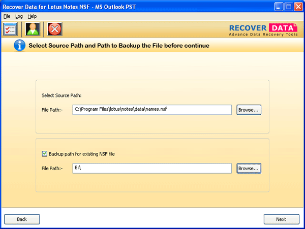 Convert NSF to PST
