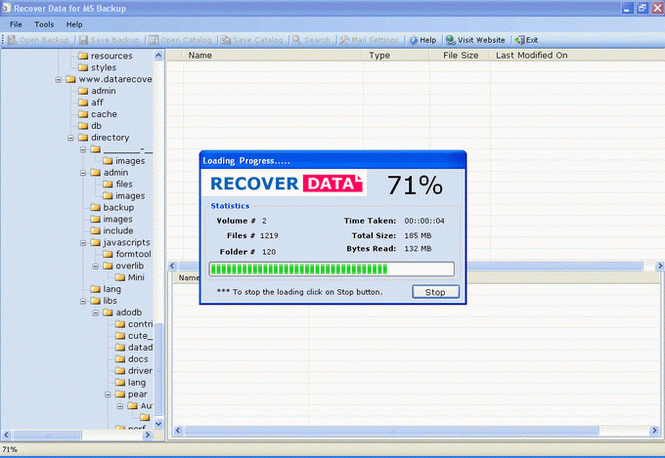 MS Backup Recovery Software