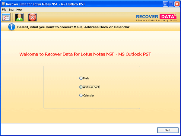 Notes Address Book to Outlook