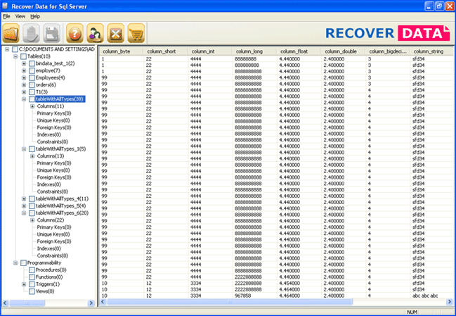 Best SQL Server Database Recovery 1.0