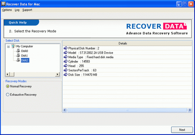 Mac Hard Drive Data Recovery Software 2.1