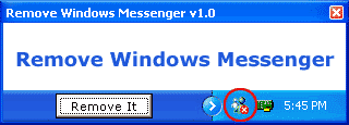Remove or Uninstall Windows Messenger